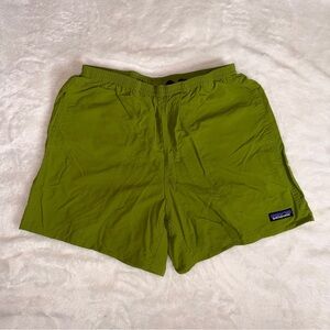 Patagonia Lime Green Baggies Active Short